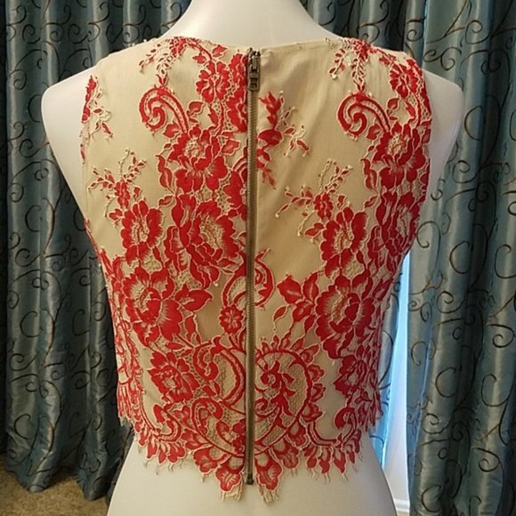 Sale! Alice + Olivia Avani lace tank - Picture 5 of 7